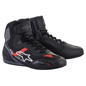 Boty na motorku Alpinestars Faster 3 Rideknit černo-šedo-červené