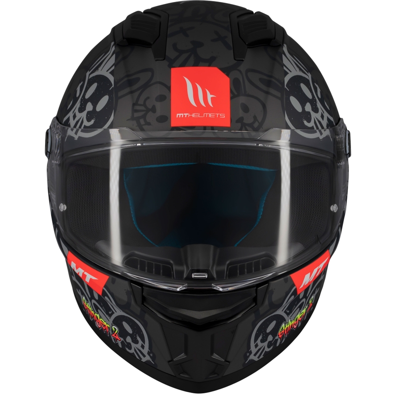 Integrální helma na motorku MT Stinger 2 RAM F1 černo-šedá