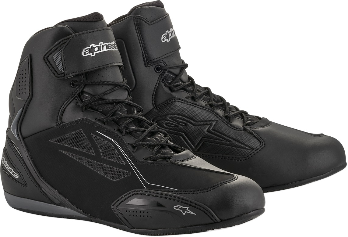 Dámské boty na motorku Alpinestars Stella Faster 3 Drystar černo-stříbrné Velikost: 37,5