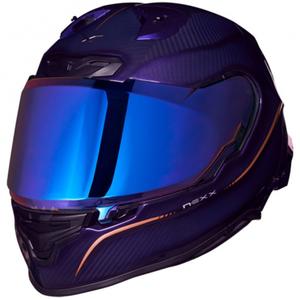 Integrální helma na motorku Nexx X.R3R Hagibis Carbon fialová