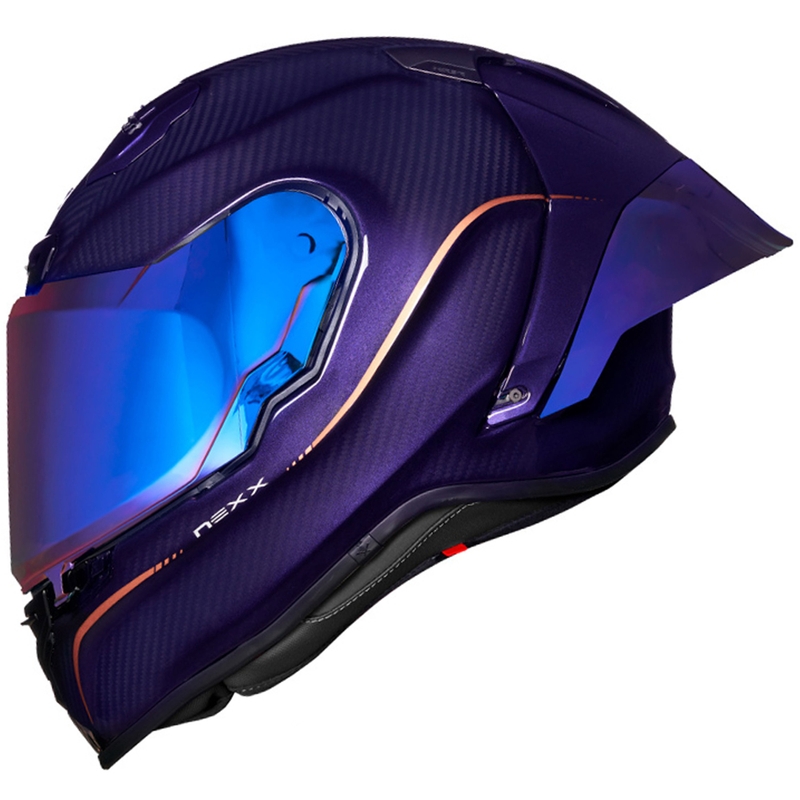 Integrální helma na motorku Nexx X.R3R Hagibis Carbon fialová