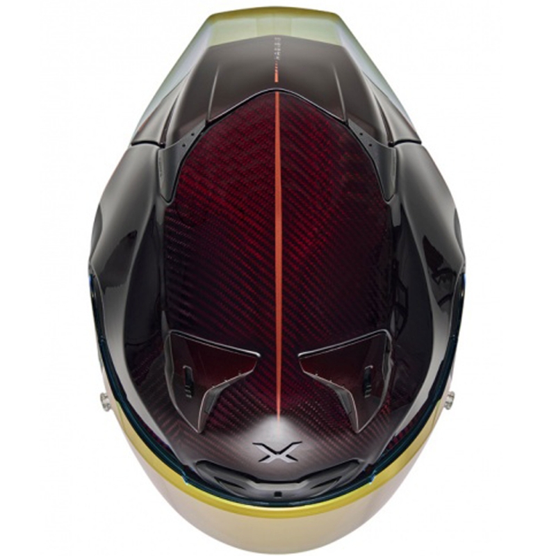 Integrální helma na motorku Nexx X.R3R Hagibis Carbon červená