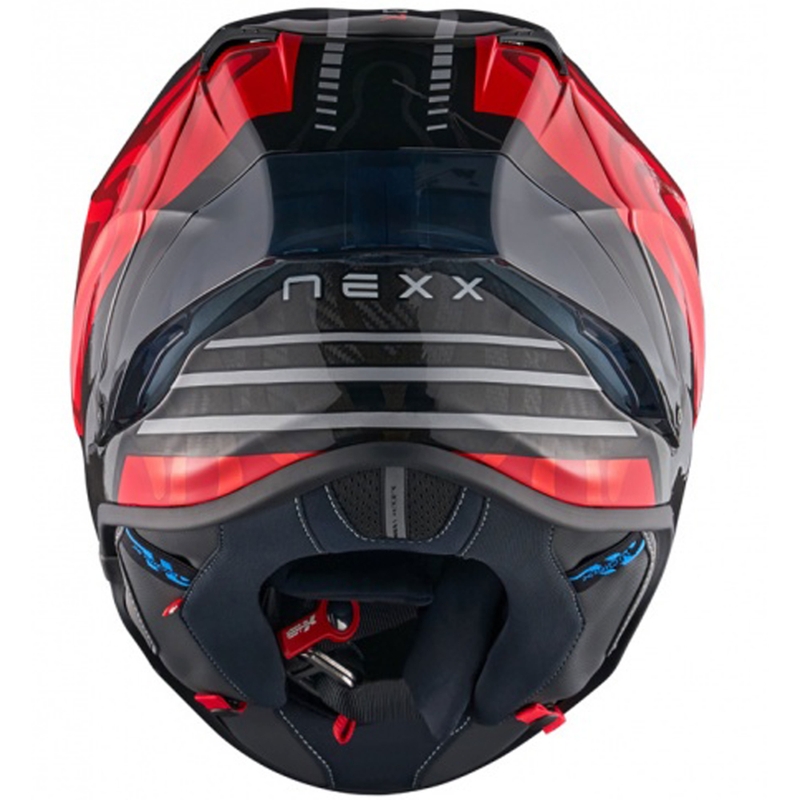 Integrální helma na motorku Nexx X.R3R Swirl červená