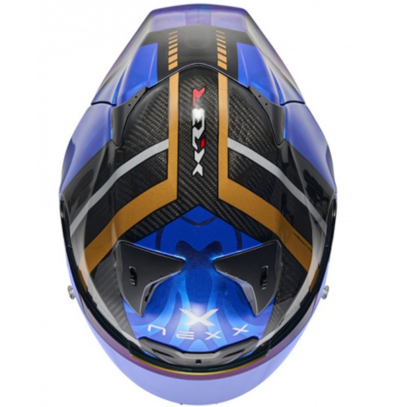 Integrální helma na motorku Nexx X.R3R Swirl tmavě modrá