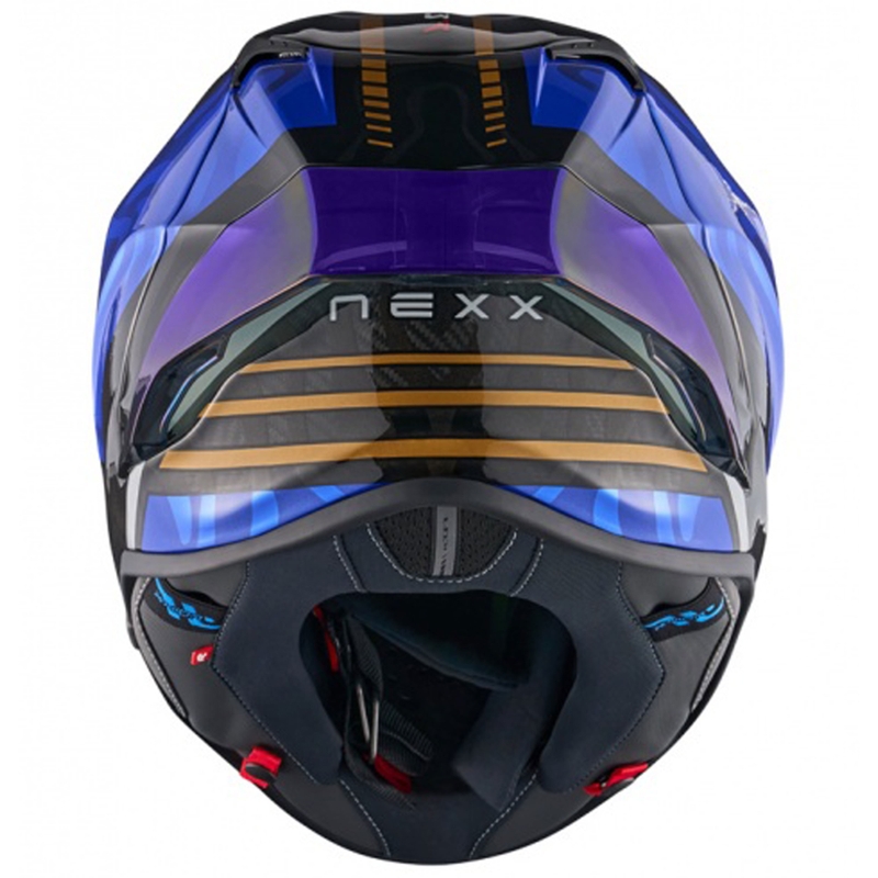 Integrální helma na motorku Nexx X.R3R Swirl tmavě modrá
