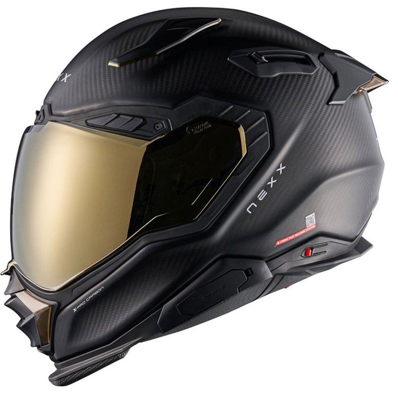 Integrální helma na motorku Nexx X.WST3 Zero PRO Carbon matná zlatá