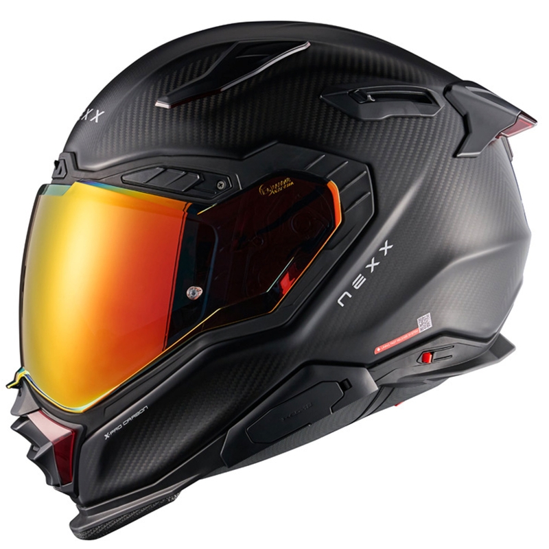Integrální helma na motorku Nexx X.WST3 Zero PRO Carbon matná červená