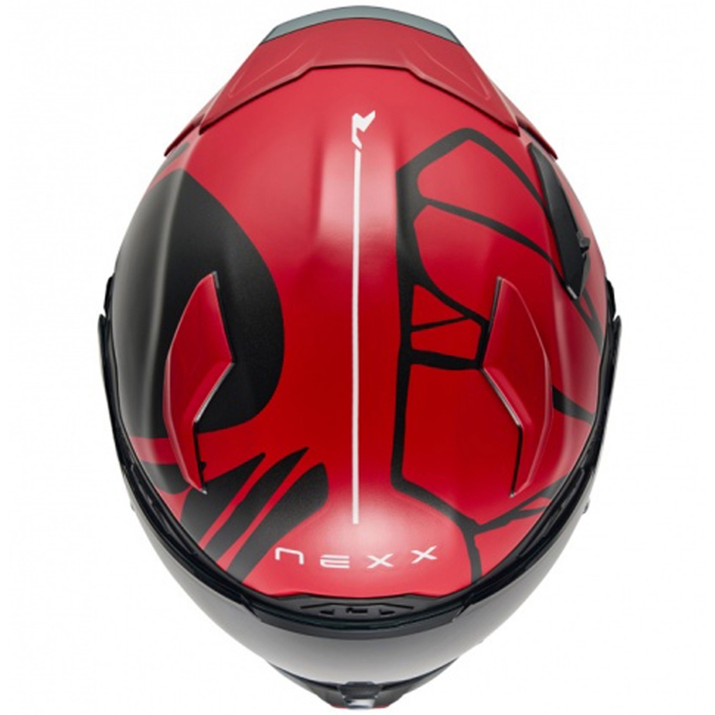 Integrální helma na motorku Nexx X.WST3 B-Side červeno-černá