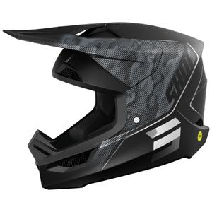 Motokrosová helma Shot Camo Tactic matná černo-šedá