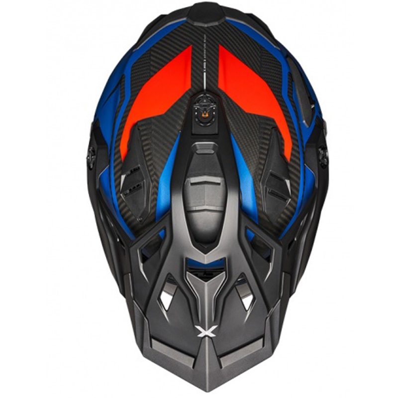 Enduro helma Nexx X.WED3 Keyo modro-červená