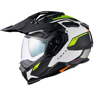 Enduro helma Nexx X.WED3 Keyo bílo-fluo zelená