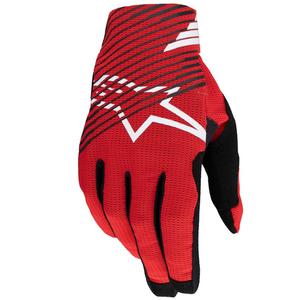 Motokrosové rukavice Alpinestars Radar Pro červené