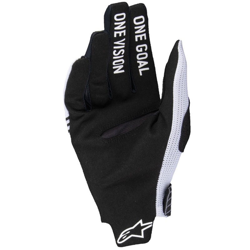 Motokrosové rukavice Alpinestars Radar Pro bílé
