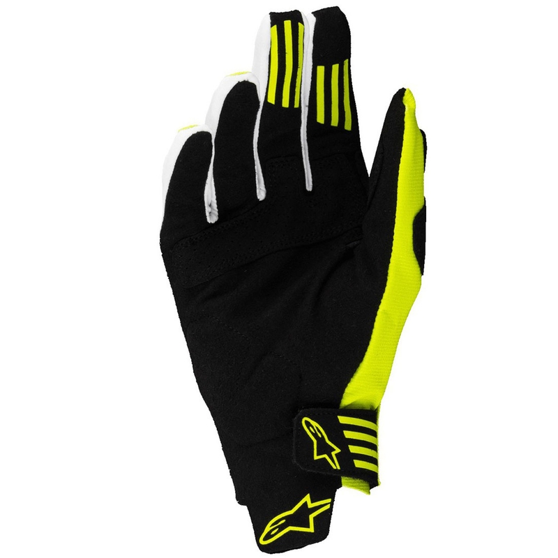 Motokrosové rukavice Alpinestars Techstar černo-fluo žluté