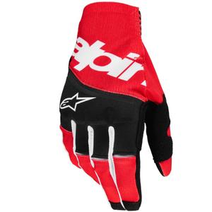 Motokrosové rukavice Alpinestars Techstar černo-červené