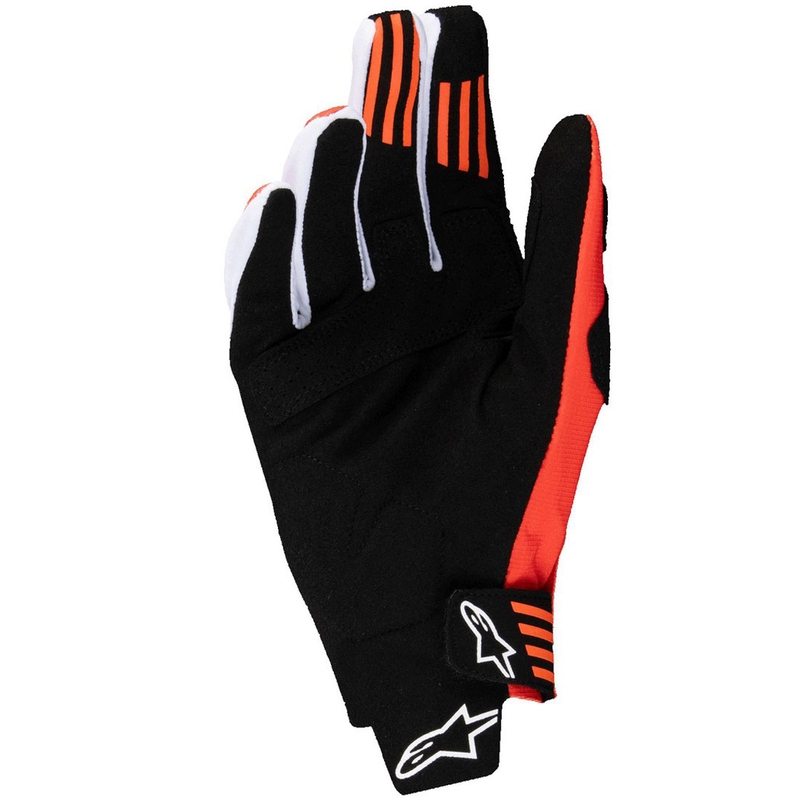 Motokrosové rukavice Alpinestars Techstar černo-oranžové