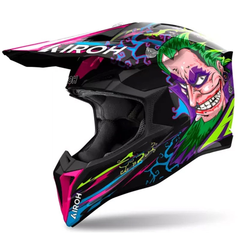 Motokrosová helma Airoh Wraaap Music multicolor