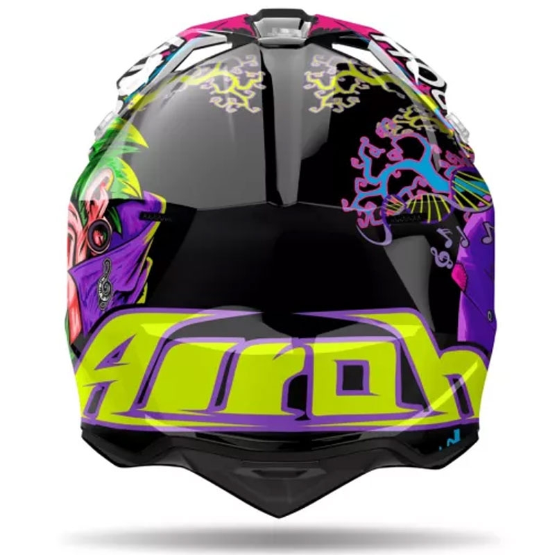 Motokrosová helma Airoh Wraaap Music multicolor