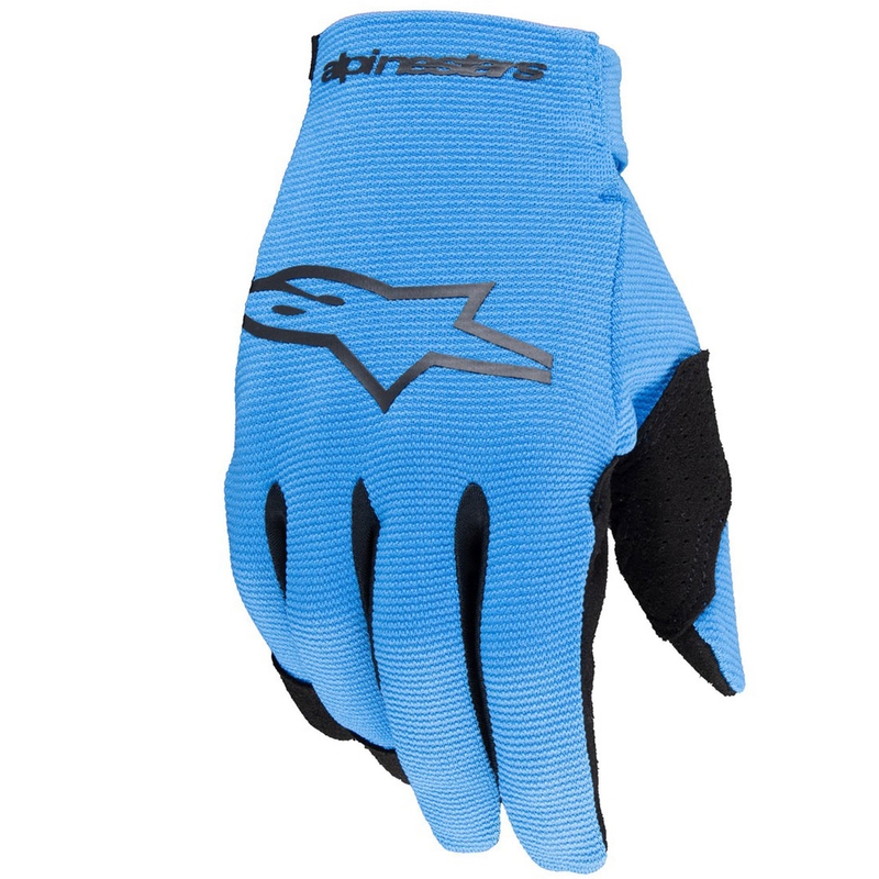 Dětské rukavice na motorku Alpinestars Radar světle modro-černé