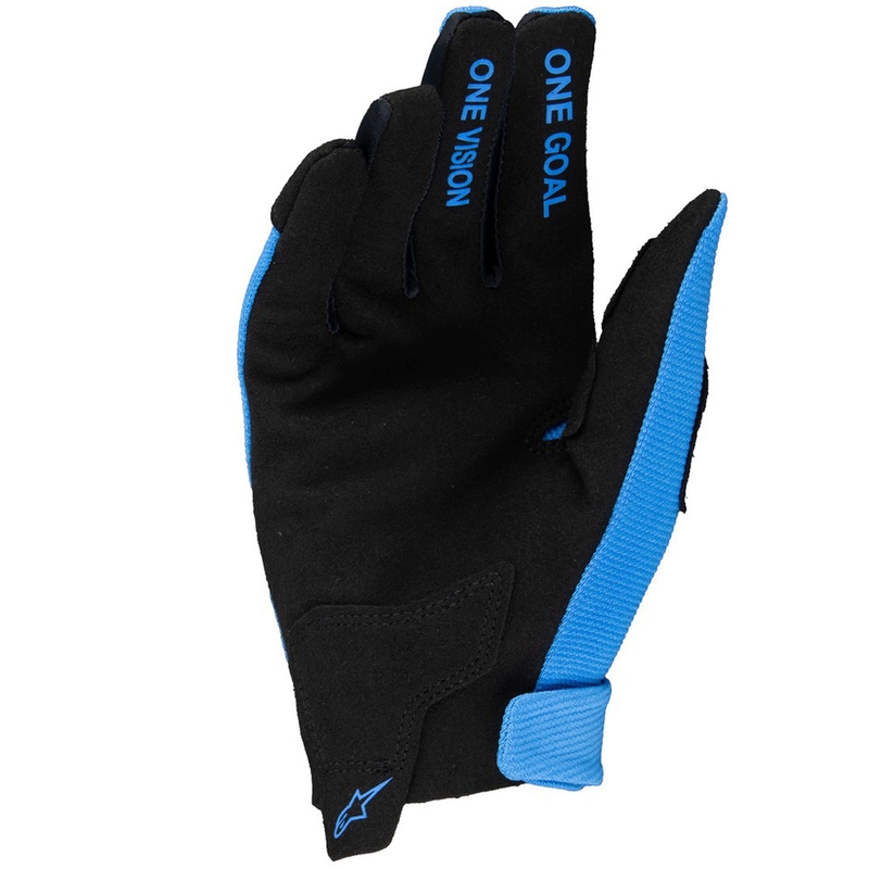 Dětské rukavice na motorku Alpinestars Radar světle modro-černé