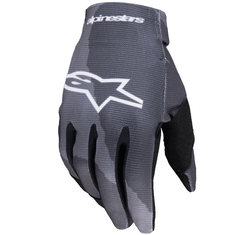 Dětské rukavice na motorku Alpinestars Radar camo šedo-černé