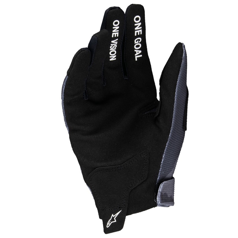 Dětské rukavice na motorku Alpinestars Radar camo šedo-černé