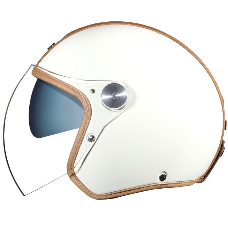 Otevřená helma Nexx X.G30 Groovy SV bílo-hnědá