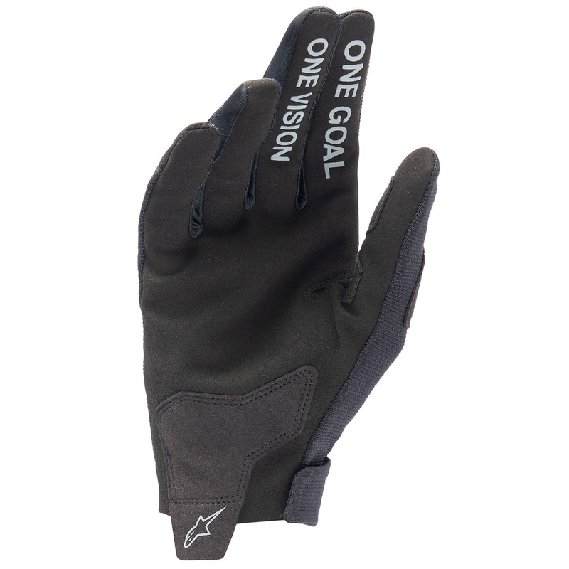 Dětské motokrosové rukavice Alpinestars Radar černo-stříbrné