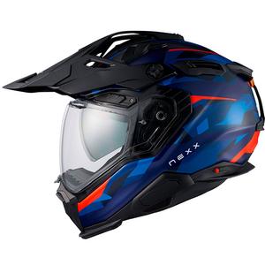 Enduro helma na motorku Nexx X.WED3 Trailmania modro-červená