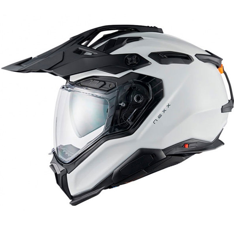 Enduro helma Nexx X.WED3 Plain perleťově bílá