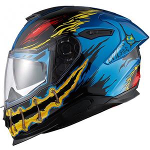 Integrální helma na motorku Nexx Y.100R Night Rider modrá