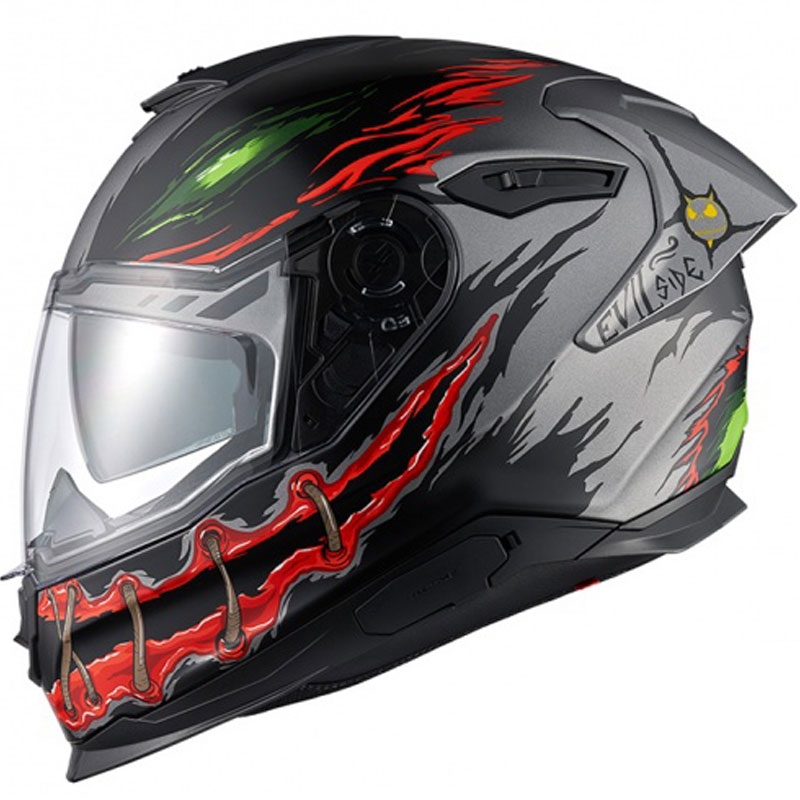 Integrální helma na motorku Nexx Y.100R Night Rider tmavě šedá výprodej