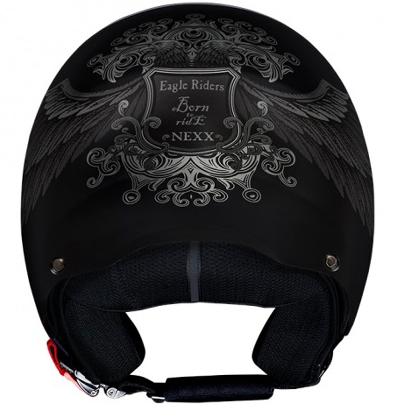 Otevřená helma na motorku NEXX Y.10 EAGLE RIDER černo-šedá výprodej