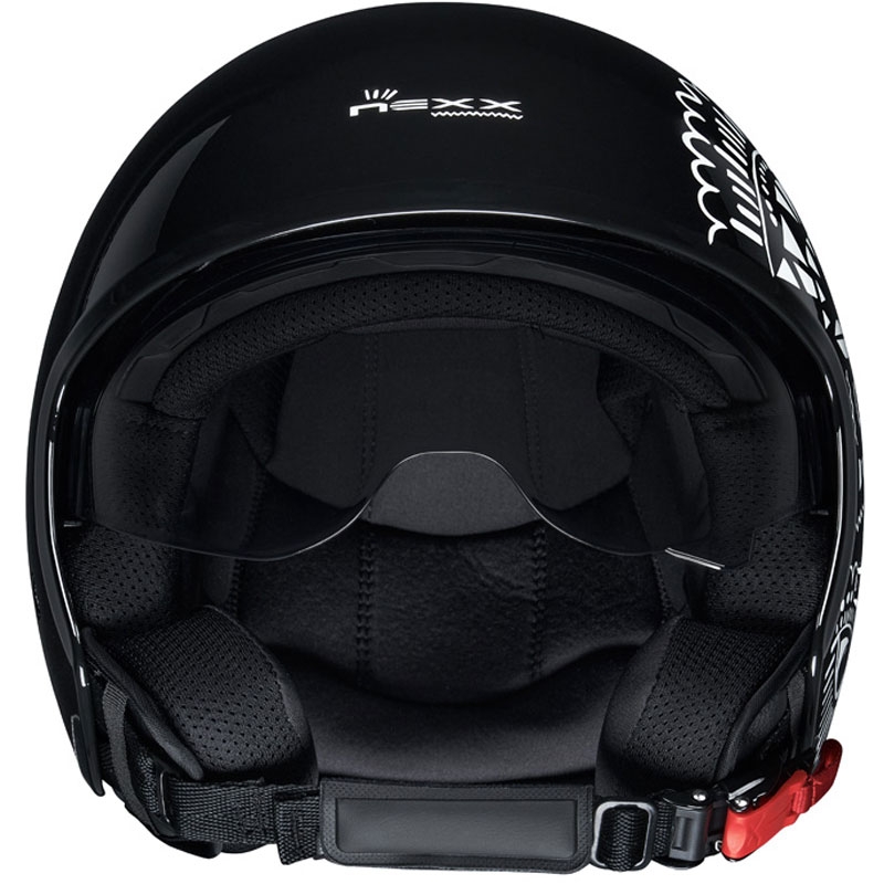 Otevřená přilba na motorku NEXX Y.10 Artville černo-bílá