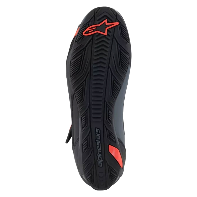 Boty na motorku Alpinestars Faster-4 černo-šedo-fluo červené