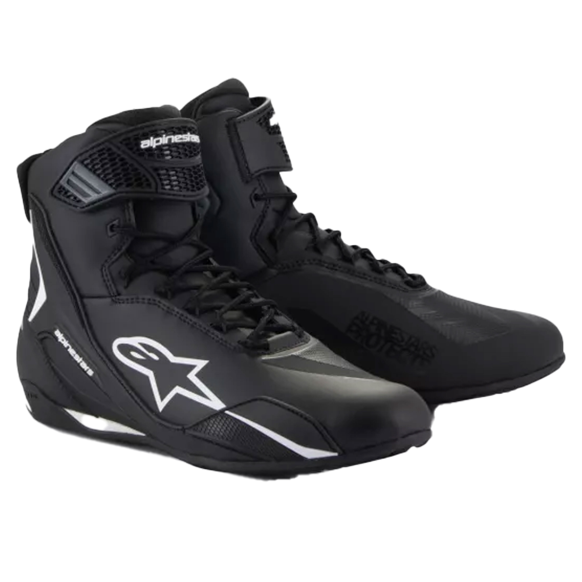 Boty na motorku Alpinestars Faster-4 černo-bílé Velikost: 40,5