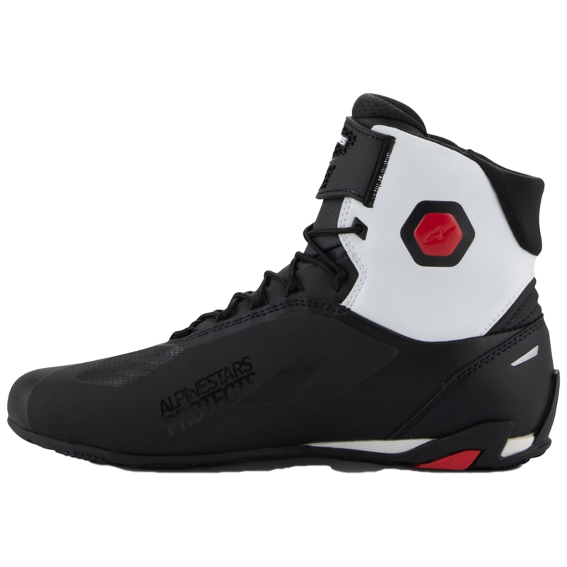 Boty na motorku Alpinestars Faster-4 černo-bílo-červené