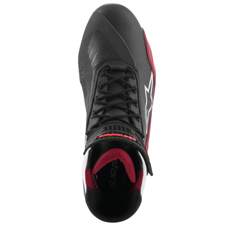 Boty na motorku Alpinestars Faster-4 černo-bílo-tmavě červené