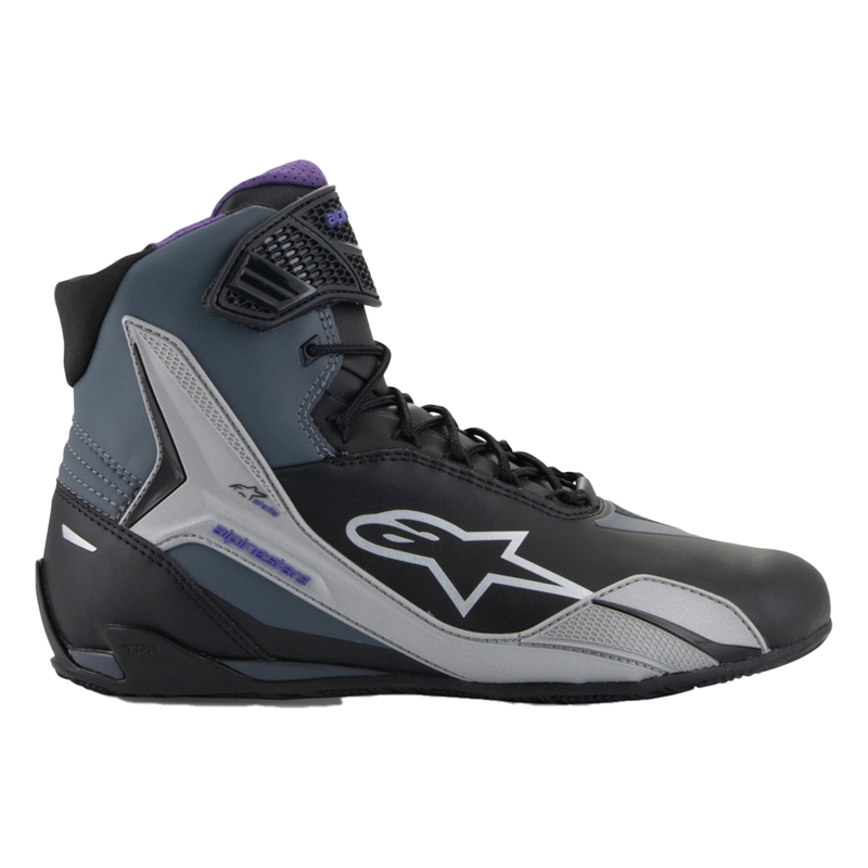 Dámské boty na motorku Alpinestars Stella Faster-4 černo-šedo-fialové