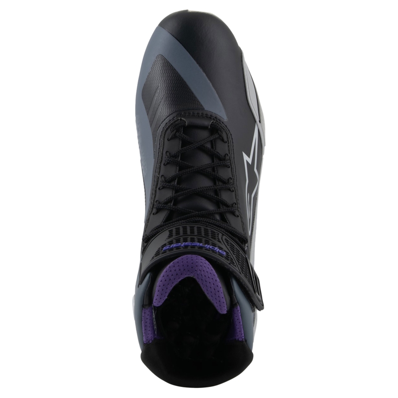 Dámské boty na motorku Alpinestars Stella Faster-4 černo-šedo-fialové