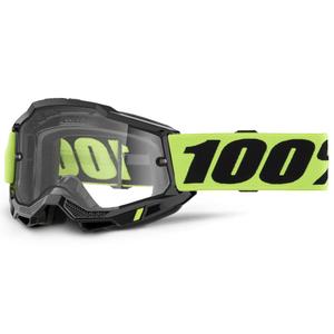 Motokrosové brýle 100% ACCURI 2 Enduro žluté s dvojitým čirým plexi