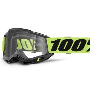 Dětské motokrosové brýle 100% ACCURI 2 USA žluté s čirým plexi