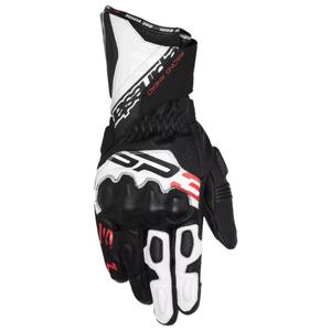Rukavice na motorku Alpinestars SP-3 černo-bílo-fluo červené