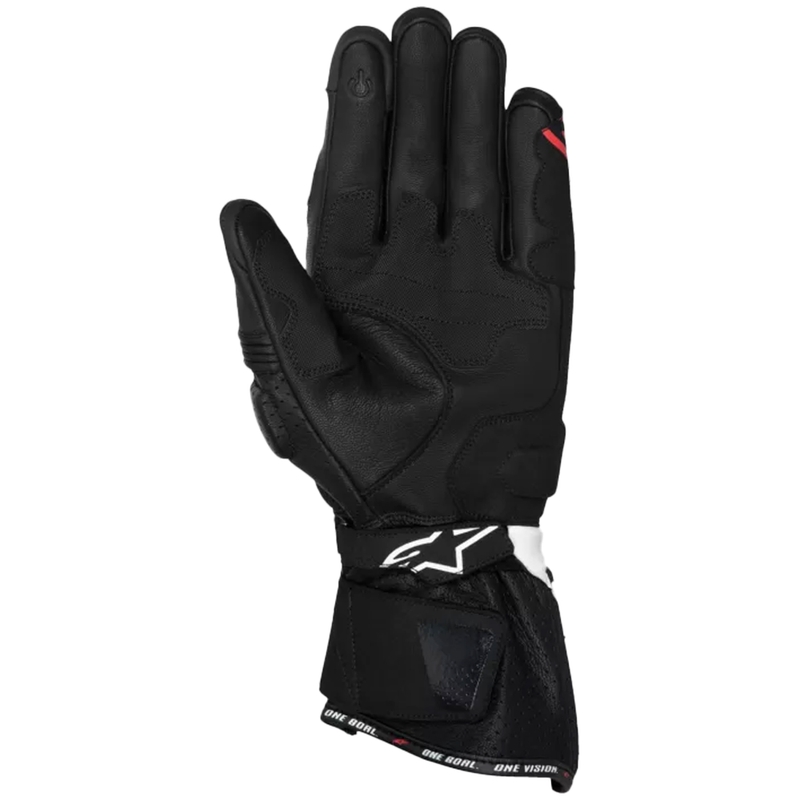 Rukavice na motorku Alpinestars SP-3 černo-bílo-fluo červené