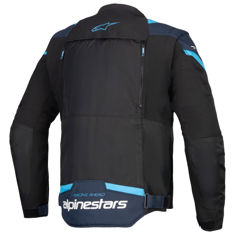 Bunda na motorku Alpinestars T-Stunt Air černo-modro-světle modrá