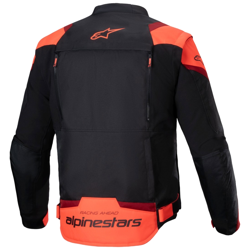 Bunda na motorku Alpinestars T-Stunt Air černo-fluo červeno-červená
