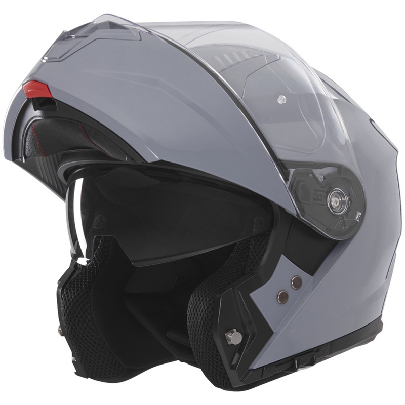 Vyklápěcí helma na motorku NOX N968 šedá