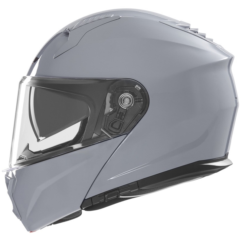 Vyklápěcí helma na motorku NOX N968 šedá