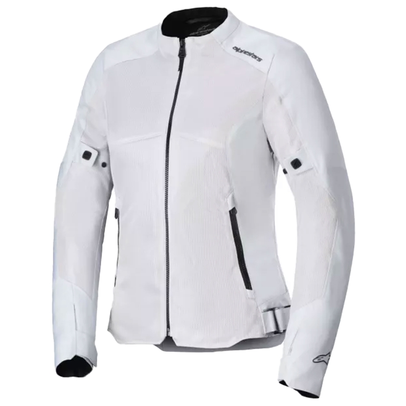 Dámská bunda na motorku Alpinestars Stella C-1 Air stříbrno-šedá