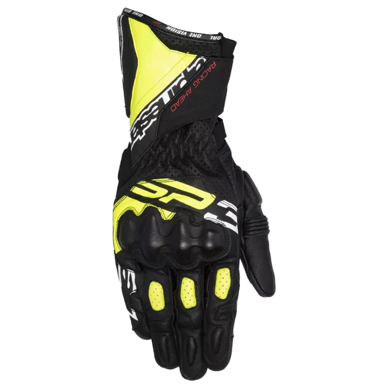Rukavice na motorku Alpinestars SP-3 černo-fluo žluto-bílé